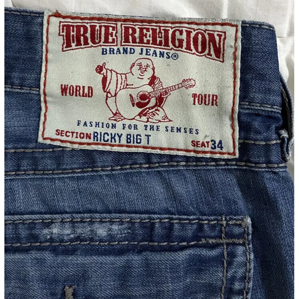 True Religion Ricky Big T Sz 38